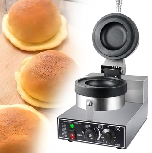 Pressa per hamburger, macchina elettrica per hamburger da 4 pollici, pressa per hamburger, macchina per hamburger con gelato da 1200 W, scalda hamburger commerciale antiaderente, pressa elet