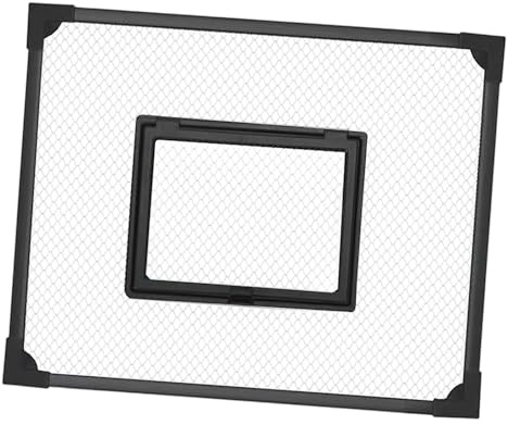 Ｚｉａｌｏｆｉ Pantalla de Acuario Cubierta Antijump Red de Seguridad para Tanque de Peces Ventana para Alimentar Material Resistente Fácil Limpieza Adecuada para PE, 40cmx30cm