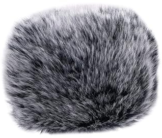 BESPORTBLE Plush Microphone Cover with Wind Noise Reduction and Splash Protection, Soft Mic Sleeve for Sound Recording and Podcasting, Windshield Windscreen Compatible with Headset Mic