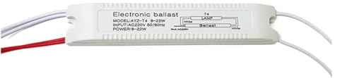 balasto electrónico Balastro electrónico AC220V T4 T5 for lente, faro, espejo, pintura, luz frontal, tubo fluorescente, lámpara de protección ocular, 8W-22W(40 Pieces)