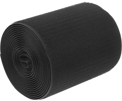 DEARMAMY Organisateur de Câbles Noir en Polyester et Nylon Ouverture pour Tapis, Gaine Protectrice Réutilisable Facilitant L'entretien des Câbles Électriques