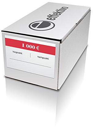 Banchetti per banconote Fascette da 10 euro (100 x 10 euro) Fasce per Banconote, Involucri per Banconote confezione da 1000 pezzi