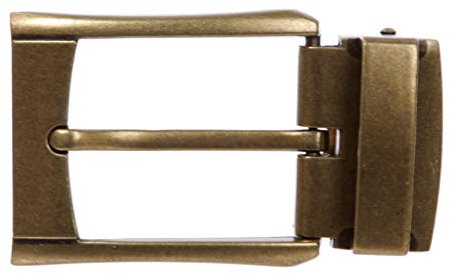 Nickelfreie 35 mm Klemm-Gürtelschnalle für Ersatz oder Lederhandwerk - - Einheitsgröße