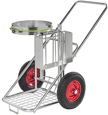 Lagerino Reinigungswagen, 1200x820x1000 mm, 150 kg Tragfähigkeit, Verzinkt