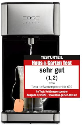 CASO HW 600 - dispensador de agua caliente 2,7L - hervidor de agua electrico - Agua caliente en segundos - temperatura 40°C a 100°C - 7 cantidades de salida - Filtro Antical y Anti Impurezas