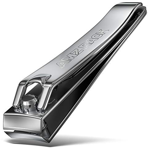 Toe Nail Clippers for Thick Nails - Large Nail Cutter Professional Heavy Duty Nail Clippers for Women Men Thick Toenail Silver