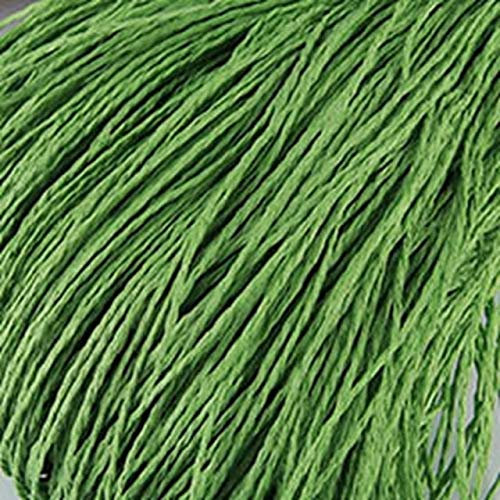 FANFAN Raffia Garn Kintting Papier Strohgarn zum Häkeln Hut Fancy Garn Blumenverpackung Sommermode Handgemachtes Material 100g / Ball