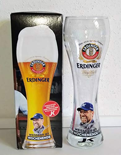 Rofu LINT_REMOVER Bürste / Weiß / Glas / Manuell / Fanglas mit Gravur / Jürgen Klopp / Action / 1 x 0,5 Liter / Weizenbierglas / Kik