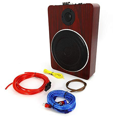 Subwoofer 8 pollici Ammortizzatore Bassreflex altoparlante sotto-sedile auto subwoofer con altoparlanti attivi ad alta frequenza 600 W con diverse aperture di raffreddamento direttamente sotto l'auto