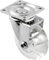 Ruota Carrello 50mm - Senza Freno Trasparente - Fissaggio con Piastra - Portata 35 Kg per Ruota - Ruota per Mobili e Carrelli - Rotella per Mobili Pesanti - Ruota Girevole 360 gradi Banco da Lavoro