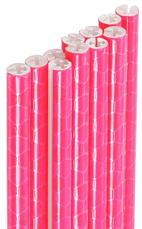 sourcing map Bike Reflective Spoke Skins Plastic Bicycle Spoke Reflectors Spoke Covers Trim Wrap Wheel Visibility for Road Mountain Bike Motorcycles Decoration