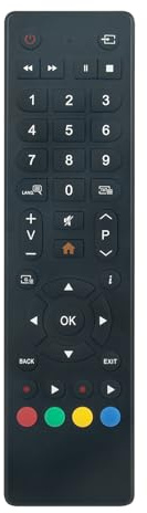 Télécommande Compatible avec High-One Daewoo Homex 24DE04HL1 24DMJ50BT | 32DE05HL HI3203HD HI3913HD-VE HI4001UHD-VE HI4306UHD-VE HI5501UHD-VE HI5502UHD F42NT1000 H32NT1000 H39NT1000
