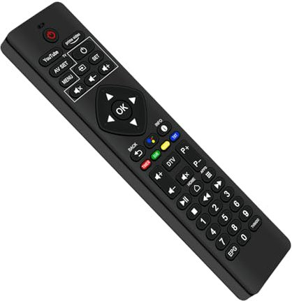 T2 Telecomando Sostituito -VINABTY-fit per TELE System Decoder digitale terrestre Android TV telecomando T2