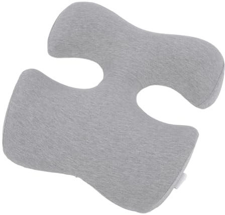 Memory Foam Chest Pillow Ergonomic Bust Support Cushion Beauty Salon Home Sleeping (Light Gray)