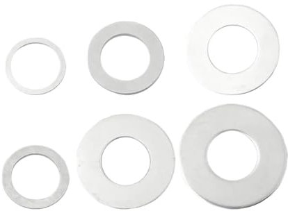 Anneaux réducteurs de lame de scie circulaire 6 pièces, anneau de Conversion, for rondelle de disque de coupe d'anneau de Conversion de lame de scie circulaire