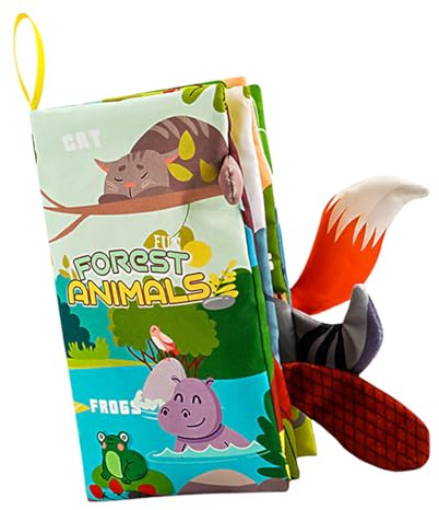 Wimnqie Libri Scricchiolanti per Bambini - Giocattoli Educativi Morbidi per Lo Sviluppo con Suono | Giocattoli Fruscianti per Bambini - per Asilo Scuola Materna Viaggio Casa Gioco Vacanza Compleanno