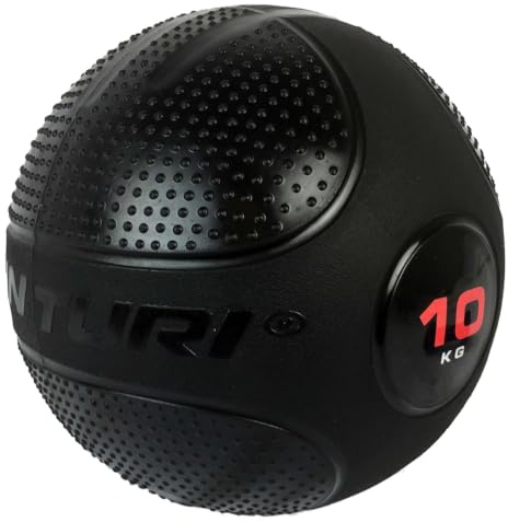Tunturi Unisex vuxen funktionell fitness slam boll 10 kg - svart, 1