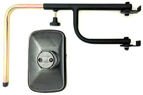 MelTruck® Ytterspegel, sidospegel, E20, 250 x 160 mm och spegelhållare för lastbil, traktorset