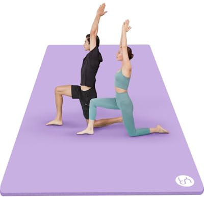 RYTMAT Träningsmatta Tjock 20mm Comfort NBR 200×130cm Stor Yogamatta Gymnastikmatta för Hemmagym Cardio Pilates Yoga Fitness Träning