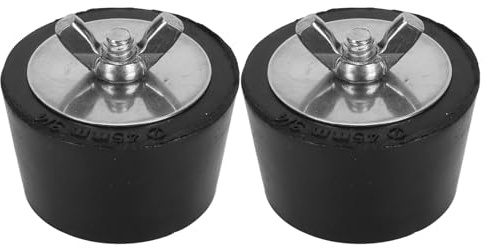 2 Piezas Tapones de Invierno para Piscina, Tapón de Expansión de Goma para Piscina, Accesorios de Invierno para Tuberías de Piscina(45mm)