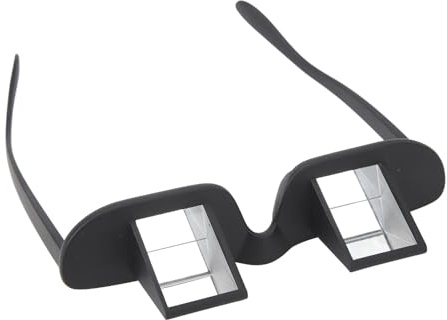 Occhiali da Prisma a 90°, Occhiali Pigri in Vetro Ottico Ad Alta Definizione per Lettura da Sdraiati, ABS e Vetro