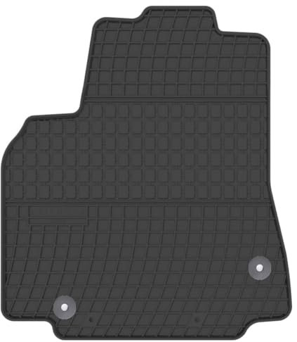 Wielganizator Automatte – Passend für Citroen Berlingo II 2008-2018 – Gummimatte – Autozubehör - Auto Fußmatten – Fußmatte Auto – 1 – schwarz