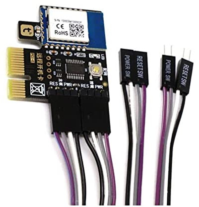 Jopkiuyedy A3 Tuya WiFi PC Interruttore di Alimentazione Computer Desktop Avvio Remoto Scheda di Avvio Telelavoro Pice Mini Card App