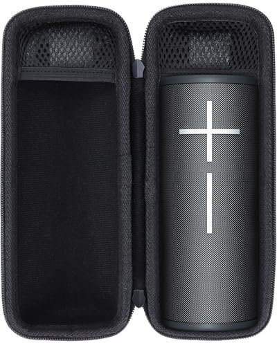 Lebakort Hart Tasche Hülle Etui für Ultimate Ears Boom 4 /Boom 3 wasserdichter Bluetooth-Lautsprecher (Schwarz)
