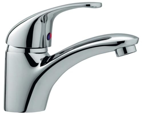 MISCELATORE PER LAVABO BAGNO SERIE LARA MARCA ACQUAPRO COLORE CROMO CON CARTUCCIA DA 40 MM