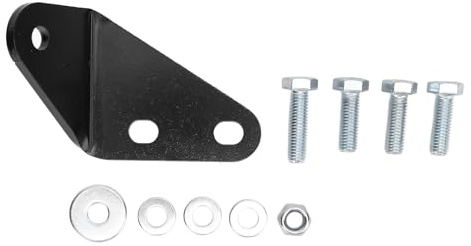 HUSHUI Kit de reparación de pedal de embrague de construcción sólida, soporte de pedal de embrague recubierto negro para T4