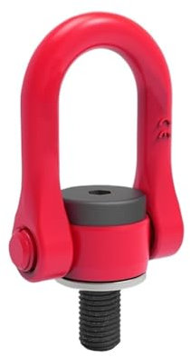 Rotation Hoist Ring G80 alloy steel high-strength universal swivel ring lifting point 360 degrees U-shaped lifting mould bolt lugs(M10*16)