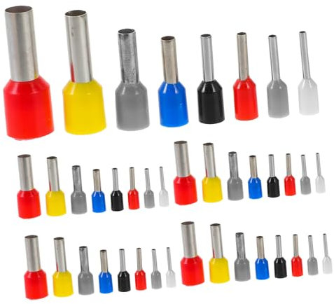 CIYODO 1200pcs Pre-insulated Terminals for Gauge Wire Terminal Connectors Insulated Wire for Car Amplifier Power Connections