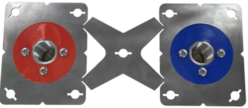 RAM CHEVILLES ET FIXATIONS RAM17414 Wasserhahn-Set, Kupfer, 14 A, Schweißen, nicht achteckig, grau