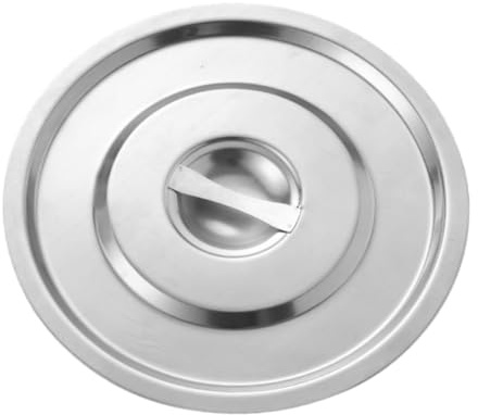 LOVIVER Frying Pot Cover Pot Lid Professional Stainless Steel Replacement Skillet Cookware Lid Frying Pan for Skillets, 29cm