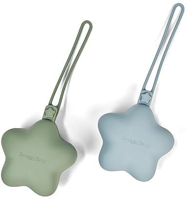 SNUGGY BABY Soft Silicone Pacifier Holder – BPA-Free Case with Strap for Pacifiers, Teethers & Small Baby Essentials