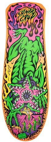 Santa Cruz Stranger Things Salba Demogorgon Skateboard-Decks, 26,2 x 79 cm