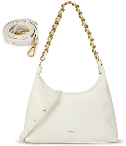 Fexkean Handtaschen Damen,Umhängetasche für Frauen Crossbody Taschen,PU Leder Trendy Handtasche,Mini Hobo Bag Retro Achsel Tasche,Shoulder Bag für Dating Party Ausflüge