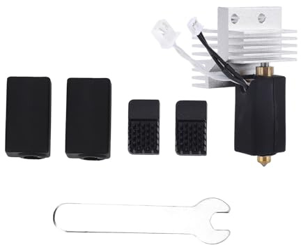 Carbon-Extruder-Heizblock-Kit mit Keramik-Heizblock, schnelles Aufheizen, 3D-Druckerteile, einfache Installation, 1,75 mm Filament, PLA, ABS, TPU, PETG, PP, PA, PC, anwendbar für (0.chm)