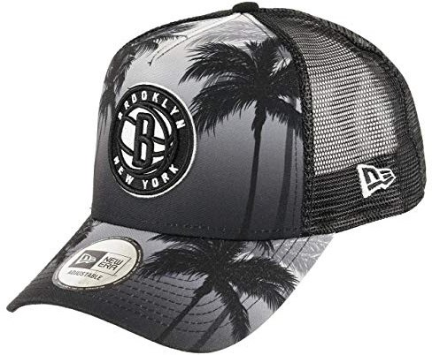New Era NBA Cap Trucker verstellbar Basketball Snapback Kappe Mesh Einheitsgröße Palme