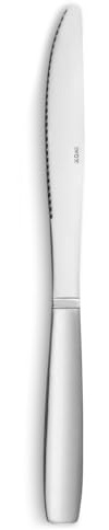 Amefa Valmy Couteaux de table Acier inoxydable, 22.5 cm, Lot de 12, Inox | Lot de 12 couteaux de table, Acier inox 18/0, Finition standard, Longueur 225 mm, Inox, Compatible lave-vaisselle