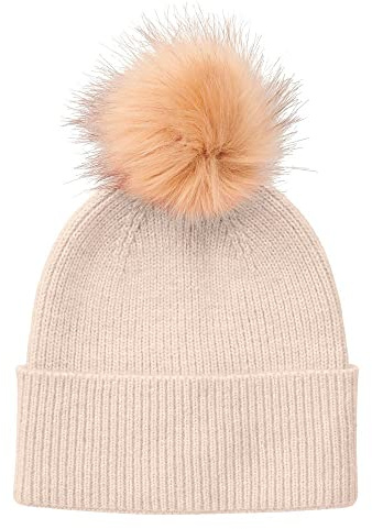 PIECES Damen Pcbina Wool Hood W. Fold Up Noos Bc, Whitecap Gray, Einheitsgröße