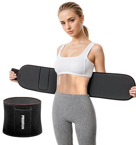 PROIRON Waist Trainer Sweat Belt - Stomach Flattener Women Men - Waist Trimmers - Male Corset - Sauna Waist Tummy Belly Band - Improves Core Stability, Elevates Aerobic Intensity & Increases Sweat