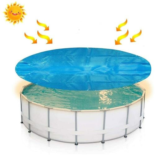 Giant Pool Bubble - 4Ft／5Ft／6Ft／8Ft／10Ft／12Ft／15Ft Solar Covers - Keeps Out Leaves Debris Dirt Insects Quick Set Pool Warmers for Inground Pools,12Ft