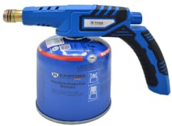 Lötlampe + 4 x Gaskartuschen 300g Lötbrenner Bunsenbrenner Gasbrenneraufsatz