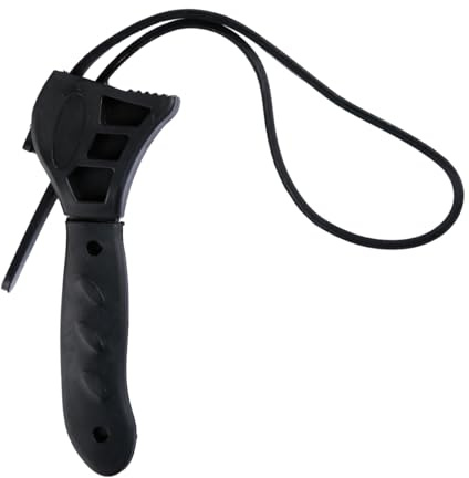 GroveEss Verstellbarer Gurtbandschlüssel, langlebiger Ölfilter-Bandöffner, multifunktional, robuste Rohrzange für Mechaniker, Klempner, Zuhause, Glasöffner