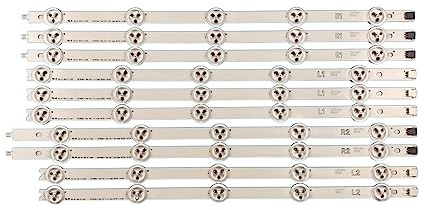 TVKSIPAR 10 Stücke Led-hintergrundbeleuchtung Streifen Fit For LG 42LA615S-ZB 42LN5707-ZA 42LN5708-ZA 42LN570R-ZA 42LN570S-ZA 42LN570U-ZA 42LN570V-ZA
