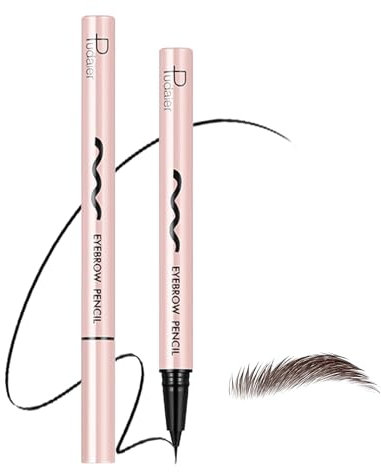 Magic Eyebrow Pencil - Waterproof, Smudge-Proof & Transfer-Proof Brow Tint Pen for Naturally Defined Eyebrows (Brown)