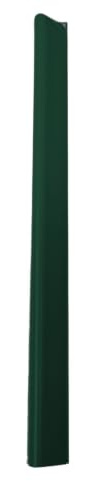 zaun|zu® Klemmschiene ECO-Clip | Sichtschutzstreifen Halteclip | Befestigung für Zaunblende & Windschutz | Sichtschutz-Zubehör | schnelle Montage | 19cm lang Grün 20er Pack