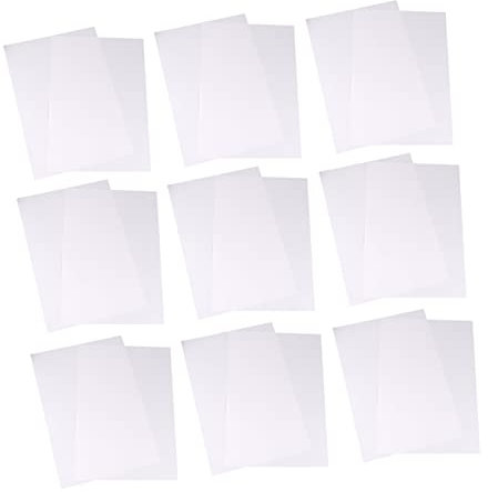 OHPHCALL Antihaft Isolierpapier A4 Weiß 100 Blatt 120 G/m² Doppelseitig Für Scrapbooking Und Home Office