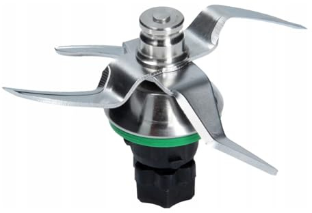 HAMKU Cuchilla Amasadora Compatible con Thermomix TM5 TM6 – Hoja Curva de Acero Inoxidable para Masas, Pan, Bollería, Accesorio de Repuesto Duradero, limpieza rápida del cuchillo para masa